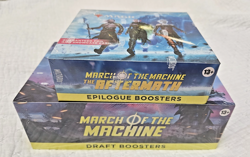MTG March Of The Machine Draft And Aftermath Epilogue Booster Boxs SEALED - Image 1