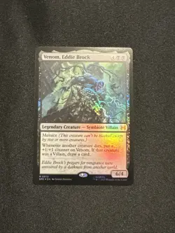 MTG Spiderman 12 Venom Eddie Brock (Foil) Magic The Gathering NM - Image 1
