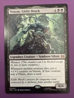 MTG Venom, Eddie Brock (12/26) Marvel's Spider-Man Eternal NM - Image 1