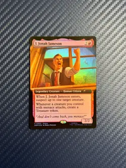 MTG - J. Jonah Jameson - (Extended Art) - Magic Con 2025 PROMO #3 FOIL - Image 1