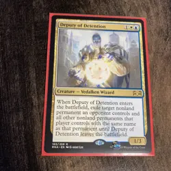MTG Deputy of Detention NM Ravnica Allegiance RNA Magic Gathering card - Image 1