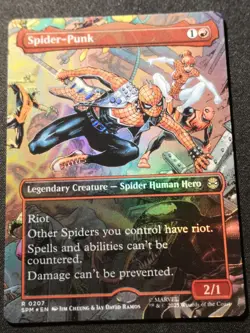 Spider-Punk - Foil - Borderless - SPM - MTG - EN - NM - 0207 - Image 1