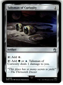 Talisman of Curiosity Universes Beyond: Doctor Who Regular MTG - Image 1