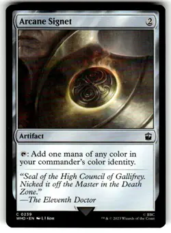 Arcane Signet Universes Beyond: Doctor Who Regular MTG - Image 1