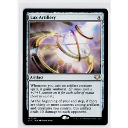 LUX ARTILLERY mtg NM-M Commander: Edge of Eternities 1 Rare - Image 1