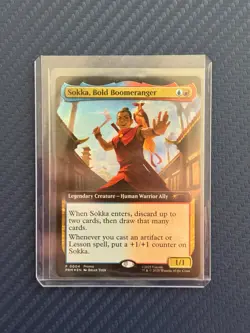 MTG MagicCon 2025 Atlanta Promo Sokka, Bold Boomeranger Foil Avatar Exclusive - Image 2