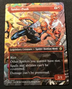 Spider-Punk - Borderless - SPM - MTG - EN - NM - 0207 - Image 1