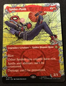 Spider-Punk - Borderless - SPM - MTG - EN - NM - 0210 - Image 1
