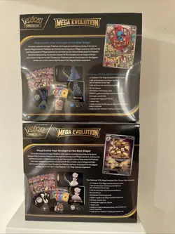 Pokemon TCG Mega Evolution Pokemon Center Exclusive ETB Set of 2 Factory Sealed - Image 2