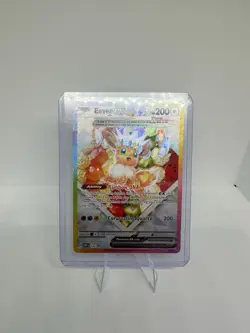 EEVEE EX POKEMON SCARLET & VIOLET PRISMATIC EVOLUTIONS #174 SUPER PREMIUM PROMO - Image 1