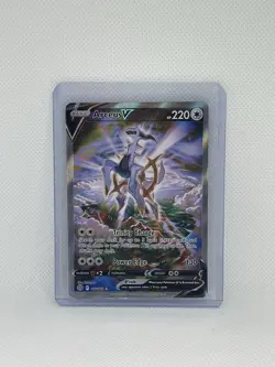 2022 Pokemon Sword & Shield Brilliant Stars Arceus V Alternate Full Art 166/172 - Image 1