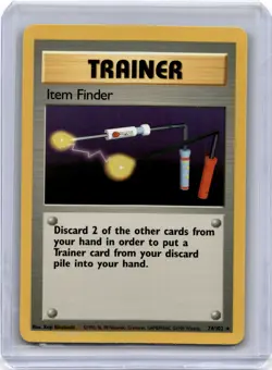 1999 Pokemon TCG Item Finder Base Set #74/102 Lightly Played - Image 1