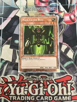 Man-eater Bug Platinum Secret Rare RA03-EN082 Yugioh - Image 1