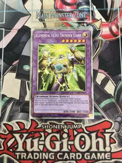 Elemental Hero Thunder Giant Platinum Secret Rare RA03-EN153 Yugioh - Image 1