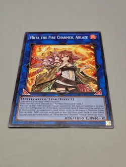 yugioh Hiita The Fire Charmer, Ablaze SR14-EN043 Fire Kings Structure Deck - Image 2