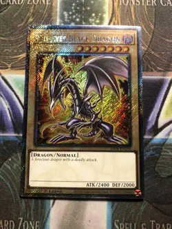 * RED-EYES BLACK DRAGON * ALT ART PLATINUM SECRET RARE RA03-EN083 YUGIOH! MP22 - Image 1