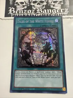 Yugioh Tales of the White Forest MP25-EN092 1st Edition Prismatic Secret Rare NM - Image 1