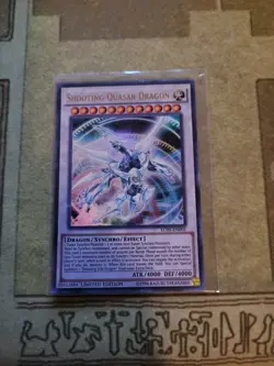 YUGIOH SHOOTING QUASAR DRAGON LC05-EN005 ULTRA LIMITED ED NM - Image 1