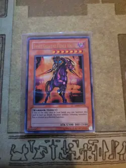 YUGIOH SWIFT GAIA THE FIERCE KNIGHT DB2-EN111 ULTRA UNLIMITED ED LP - Image 1