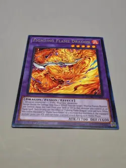 Yugioh Card Fighting Flame Dragon MZMI-EN005 1st Edition Rare NM - Image 1