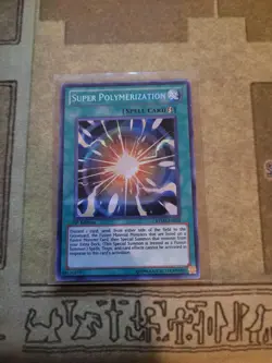 YUGIOH SUPER POLYMERIZATION RYMP-EN029 SECRET 1ST ED MP - Image 1
