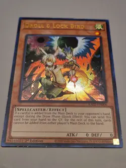 Yugioh Droll & Lock Bird - RA02-EN006 - Ultra Rare - 1st Edition NM - Image 1