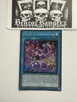 Yugioh! TCG - Maliss in Underground - Prismatic Secret Rare - MP25-EN127 - Image 1