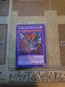 YUGIOH CYBER END DRAGON LCGX-EN182 SECRET 1ST ED NM ALT ART - Image 1