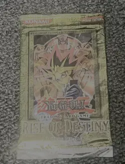 Yugioh RISE OF DESTINY - RDS - Booster Pack Sealed 2004 1ST EDITION (1 Pack) - Image 1