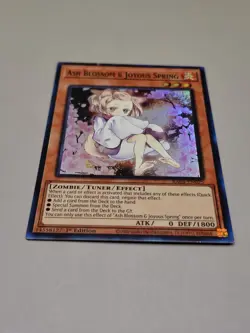 Yugioh! Ash Blossom & Joyous Spring (Alternate Art) - RA04-EN025 - Super Rare - - Image 1