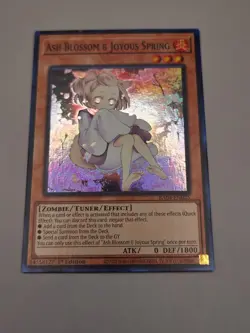 Yugioh! Ash Blossom & Joyous Spring (Alternate Art) - RA04-EN025 - Super Rare - - Image 2