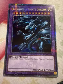 Yugioh RA03-EN178 Blue-Eyes Ultimate Dragon QCSR 1st Edition MINT - Image 1