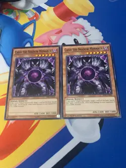 Caius the Shadow Monarch SR01-EN004 Common x2 LP YUGIOH! - Image 1