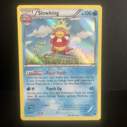 Pokemon TCG Slowking 21/122 Breakpoint XY Rare Cosmos Holo Card - Image 1