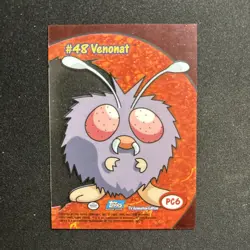 Mint Venonat Topps Chrome Pokemon TV Animation Edition Clear Chase Cards #PC6 - Image 2