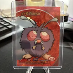 Mint Venonat Topps Chrome Pokemon TV Animation Edition Clear Chase Cards #PC6 - Image 4