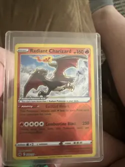 Radiant Charizard 020/159 Crown Zenith HOLO RADIANT RARE Pokemon TCG Card NM - Image 1