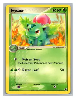 Ivysaur #35/112 FireRed & LeafGreen Pokemon Trading Card TCG Nintendo 2004 - Image 1