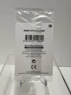 Pokemon Walmart Exclusive Sun Moon Detective Pikachu Promo Holo Bulbasaur SM198 - Image 2
