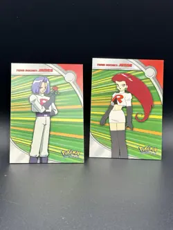 Team Rocket Jesse And James HV2 NM Non Holo Blue Logo Topps Pokemon Card! - Image 1