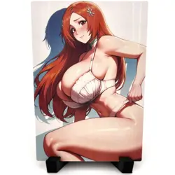 Bleach Orihime Inoue Sexy Anime Waifu Girl Lewd Doujin Goddess Story Art Card - Image 1