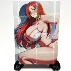 Bleach Orihime Inoue Sexy Anime Waifu Girl Lewd Doujin Goddess Story Art Card - Image 2