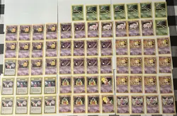 Pokemon TCG Gym Heroes Sabrina’s Cards Lot Of 67 1st Edition - Image 1