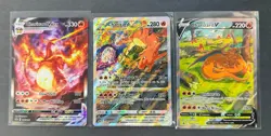 Charizard UPC Promo Card Set SWSH260 SWSH261 SWSH262 VMAX VSTAR Full Art - NM - Image 1