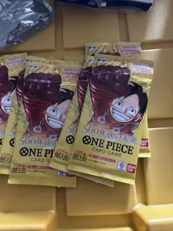 One Piece Card 8 Packs OP07 500 Years in the Future Japanes OP07 Sealed Booster - Image 1