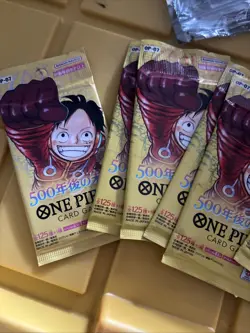 One Piece Card 8 Packs OP07 500 Years in the Future Japanes OP07 Sealed Booster - Image 2