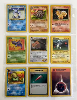 Pokemon Card Binder Collection - Vintage Card Lot | 1999-2000 WOTC Rare/Uncommon - Image 1