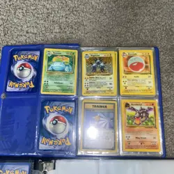ULTRA PRO Pokemon Pikachu 3 Ring Binder & 90’s Charmander Card Book Holo Cards - Image 2