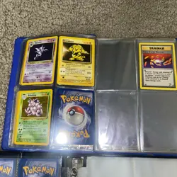 ULTRA PRO Pokemon Pikachu 3 Ring Binder & 90’s Charmander Card Book Holo Cards - Image 5