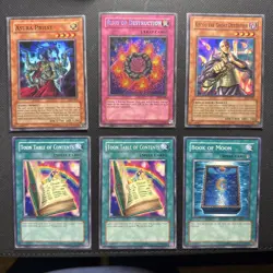 Konami Yu-Gi-Oh! TCG Toon/Moon/Kycoo/Ring/Asura Lot Of 6 Cards NM/LP 600682787291 - Image 1